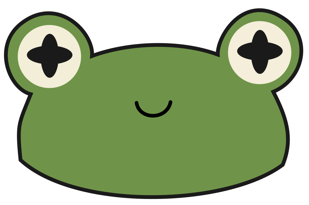 Data Frosch frog mascot