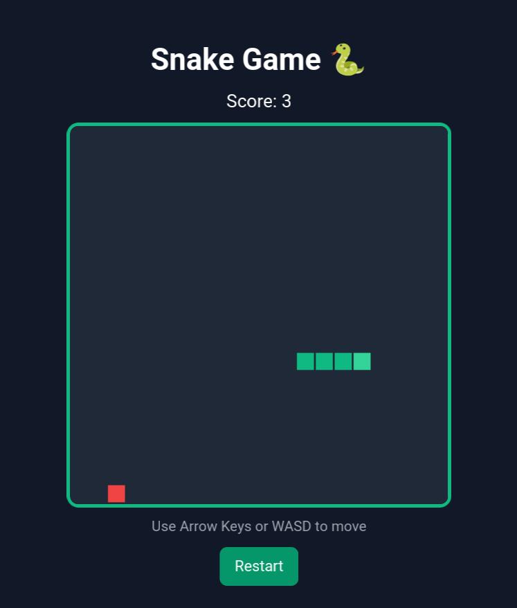 Plain snake game (GPT)